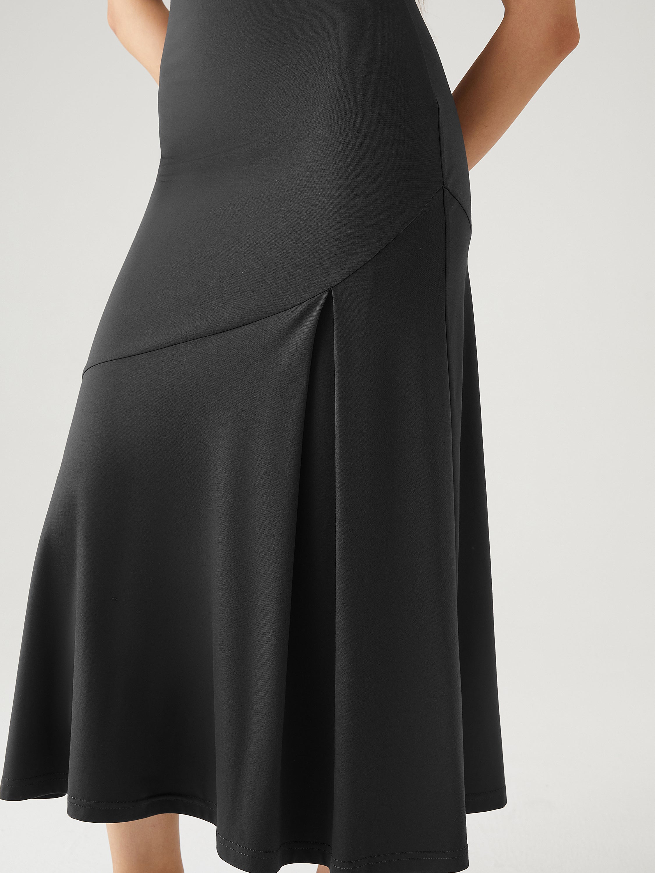 Cap Sleeve Maxi Dress - Charcoal