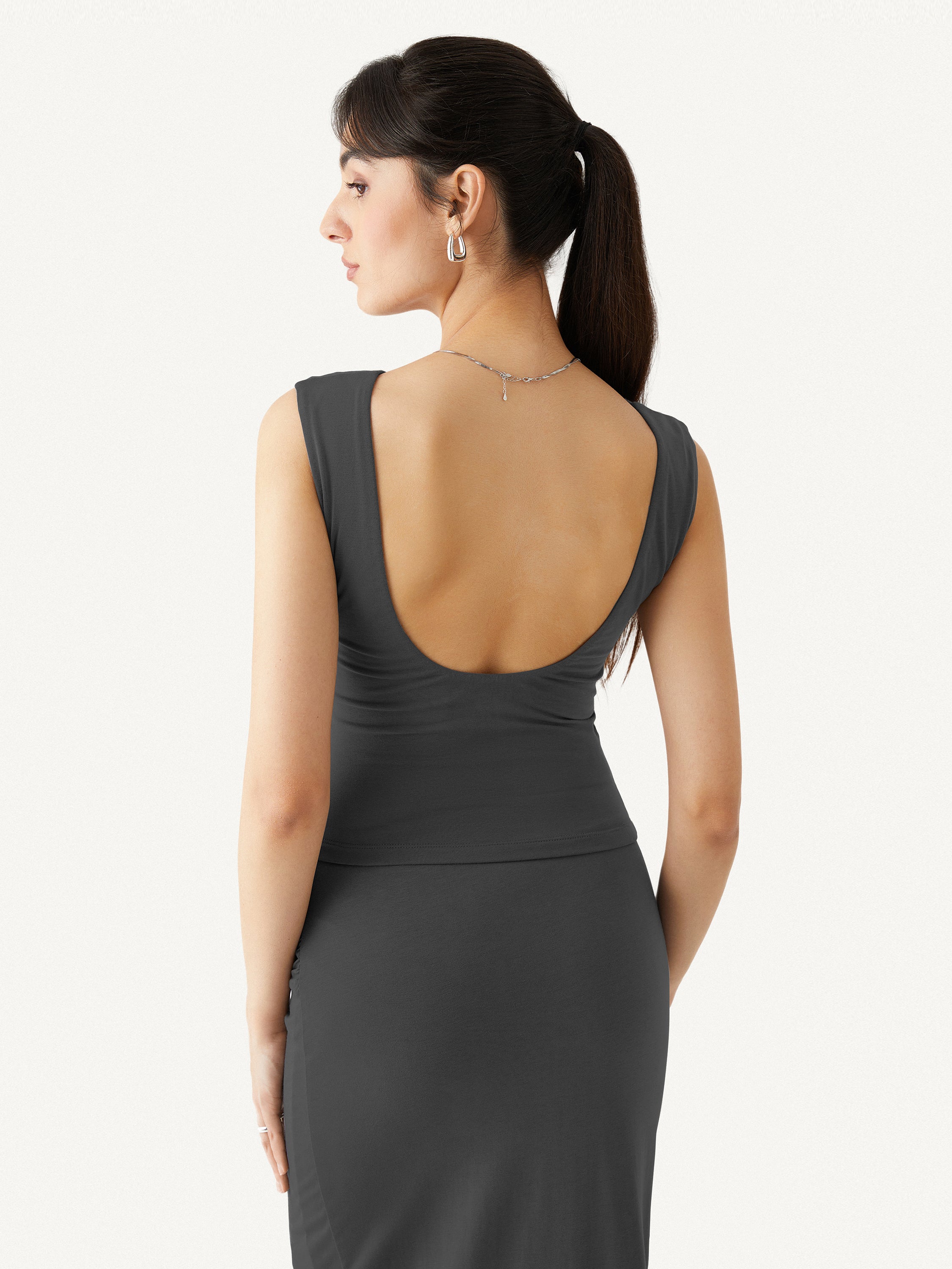 Cotton Low Back Brami Tank