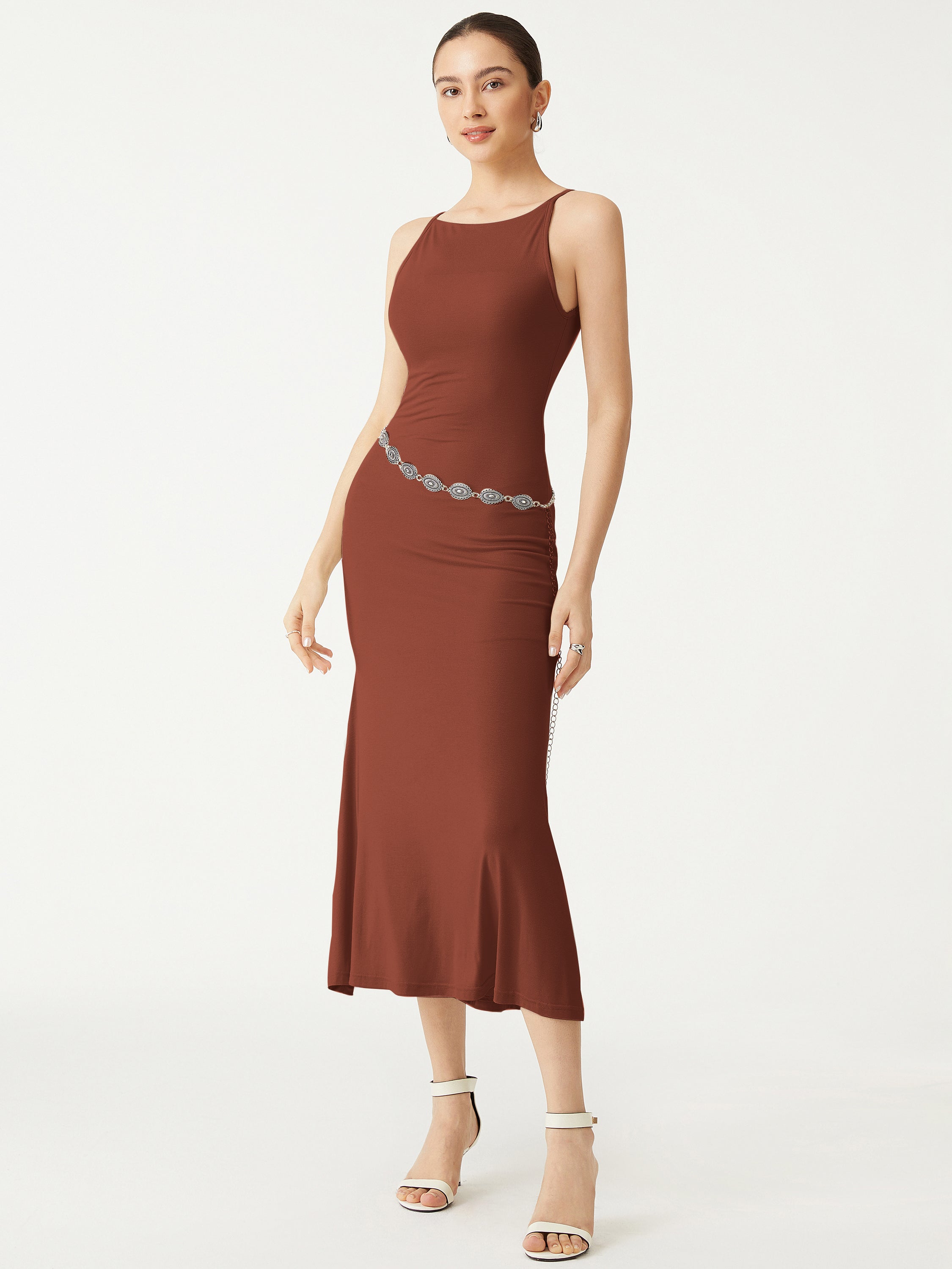 Eco-SkinKiss® Camilla Brami Midi Dress - Morning Mist