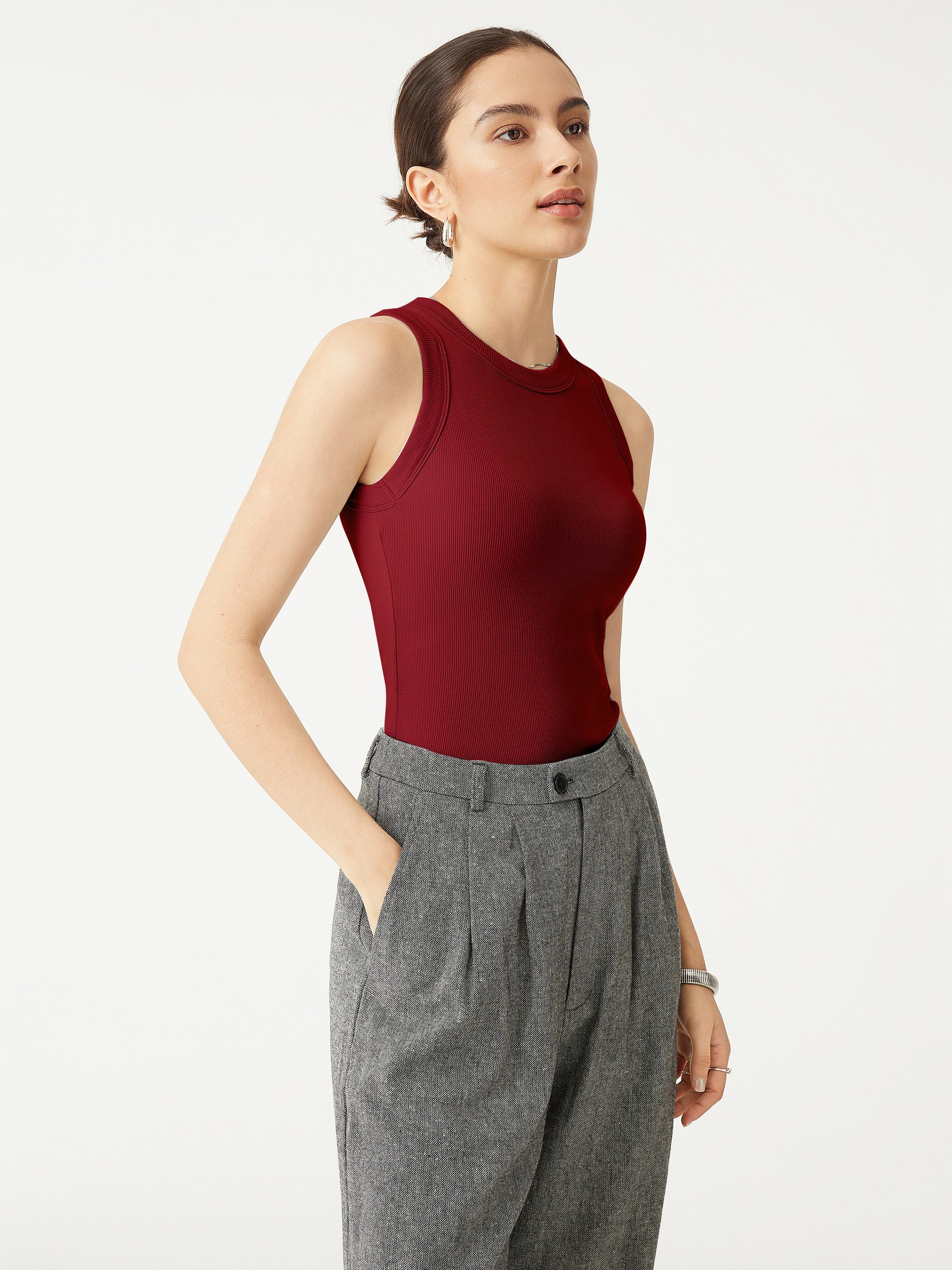 Ogl Plantive™ Casual Round Neck Brami Tank