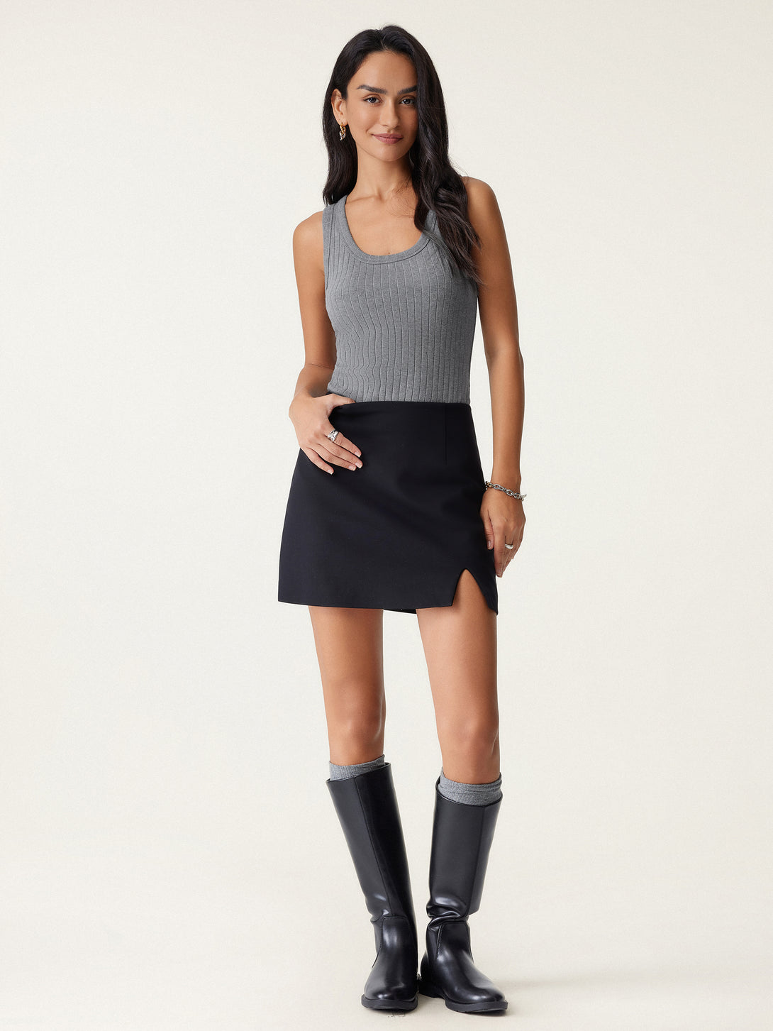 Wide Rib Scoop Brami Tank