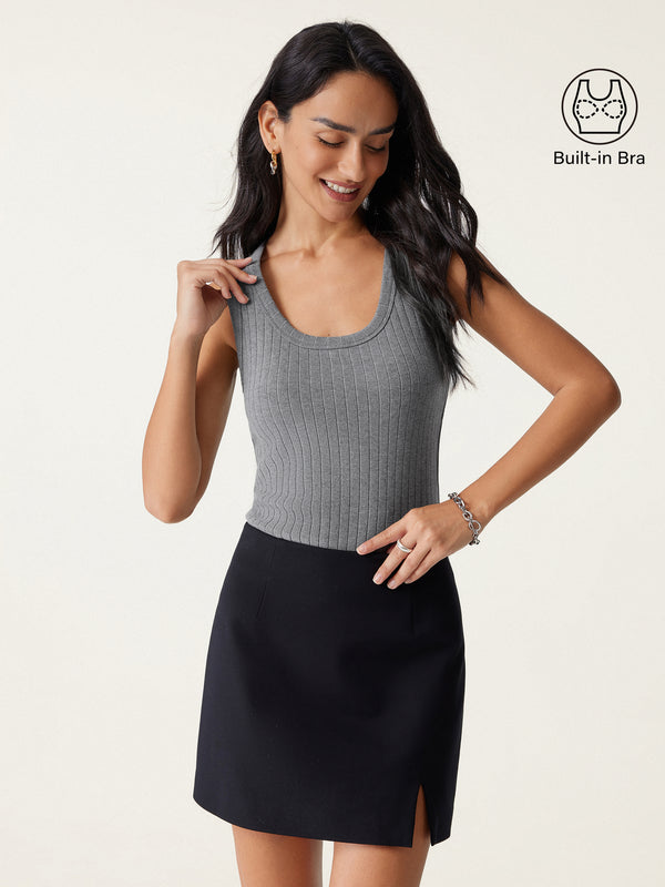 Wide Rib Scoop Brami Tank