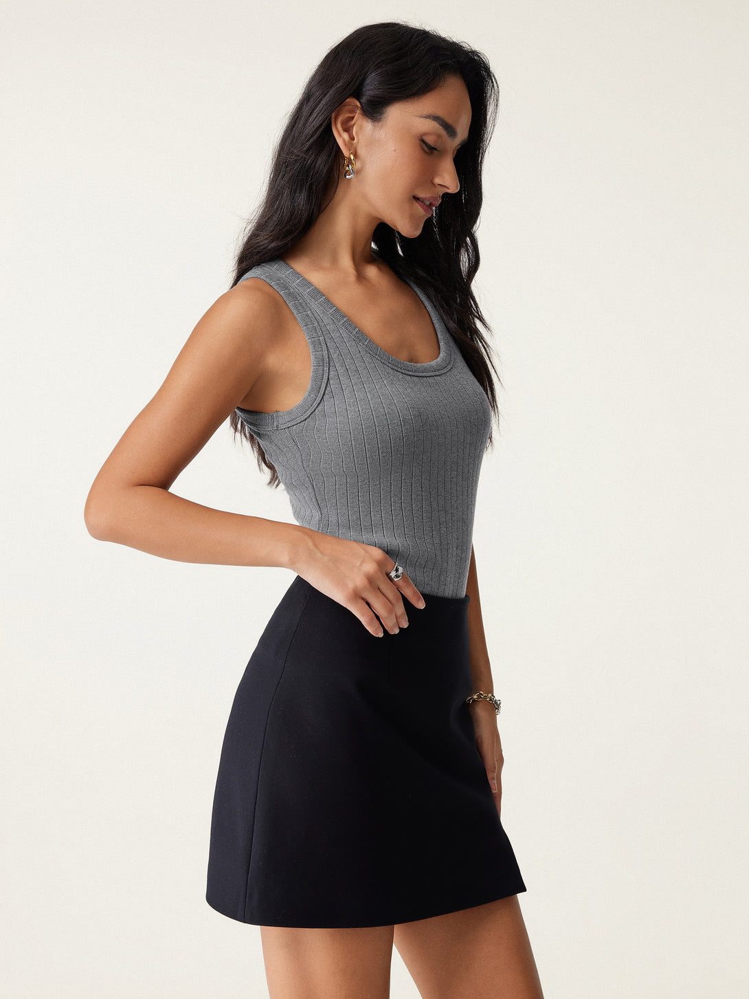 Wide Rib Scoop Brami Tank