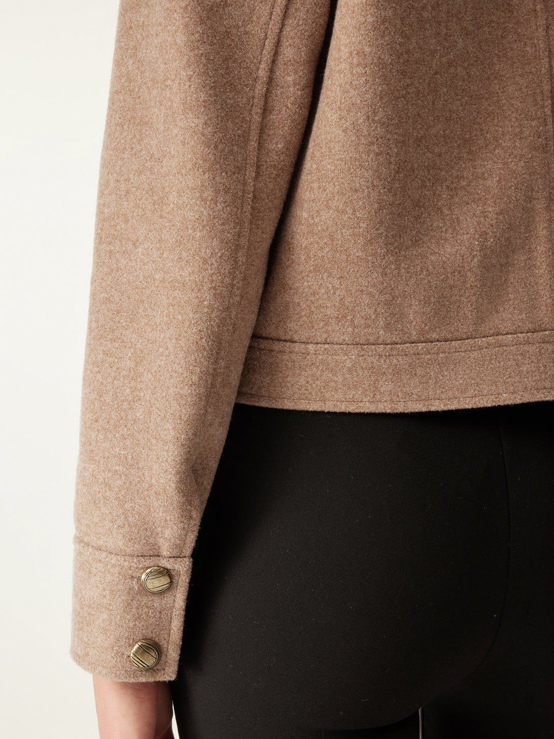 Point Collar Cargo Short Jacket