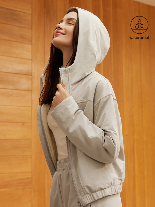 Water-Proof Fleece Reversable Hooded Jacket