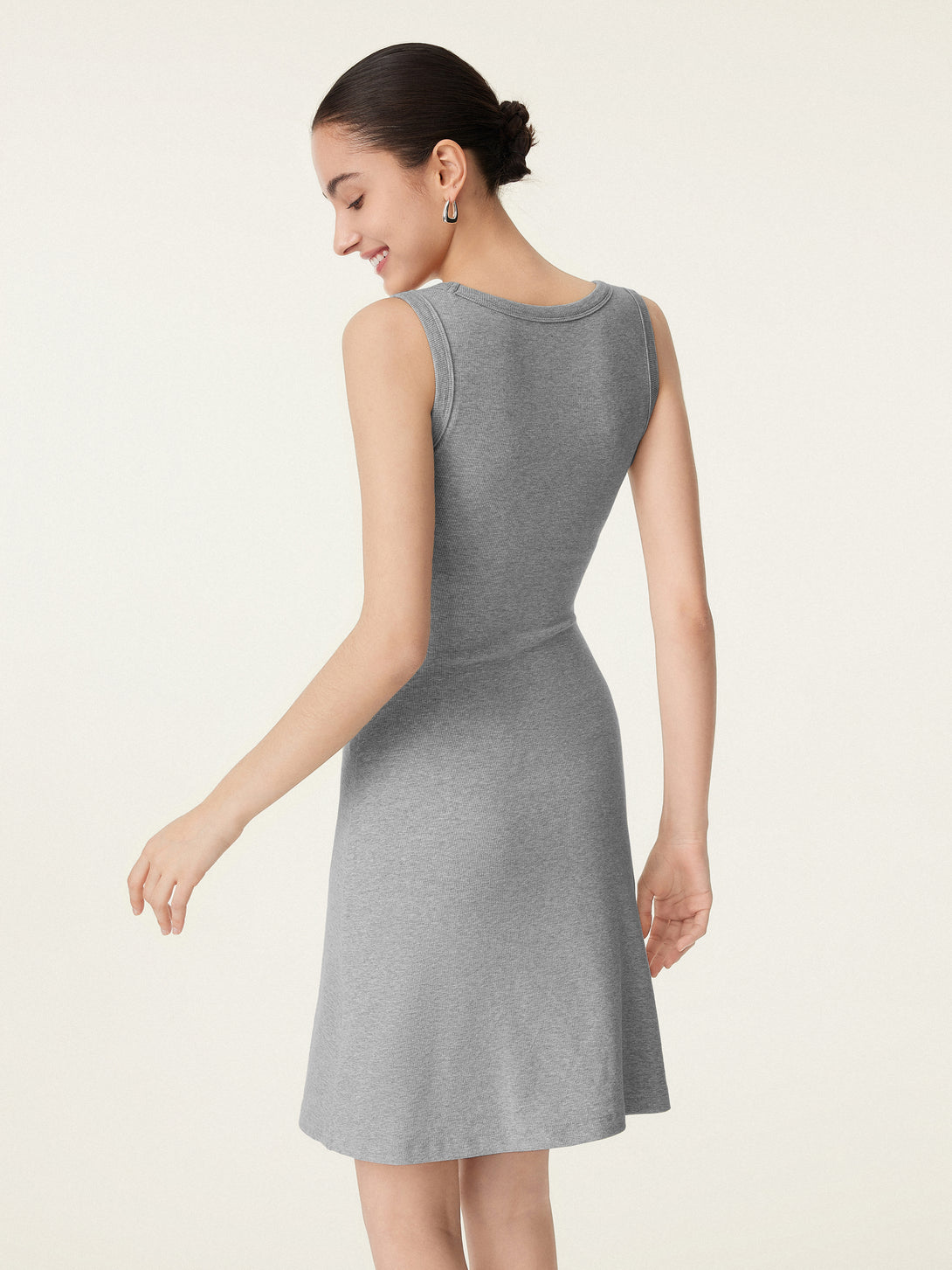 Casual Everyday Essential Fitted Navy/XL Midi Dresses Sleeveless Wide Straps V-neck Women Dresses OGLmove Casual Everyday Essential Fitted Navy/XL Midi Dresses Sleeveless Wide Straps V-neck Women Dresses OGLmove