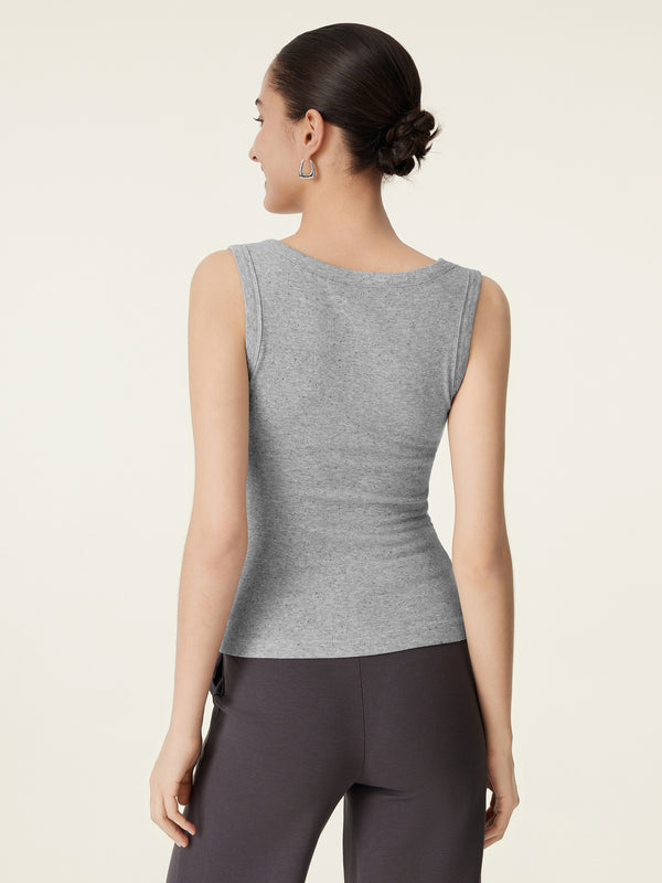Stretchy V-neck Cotton New Airy Brami Tank