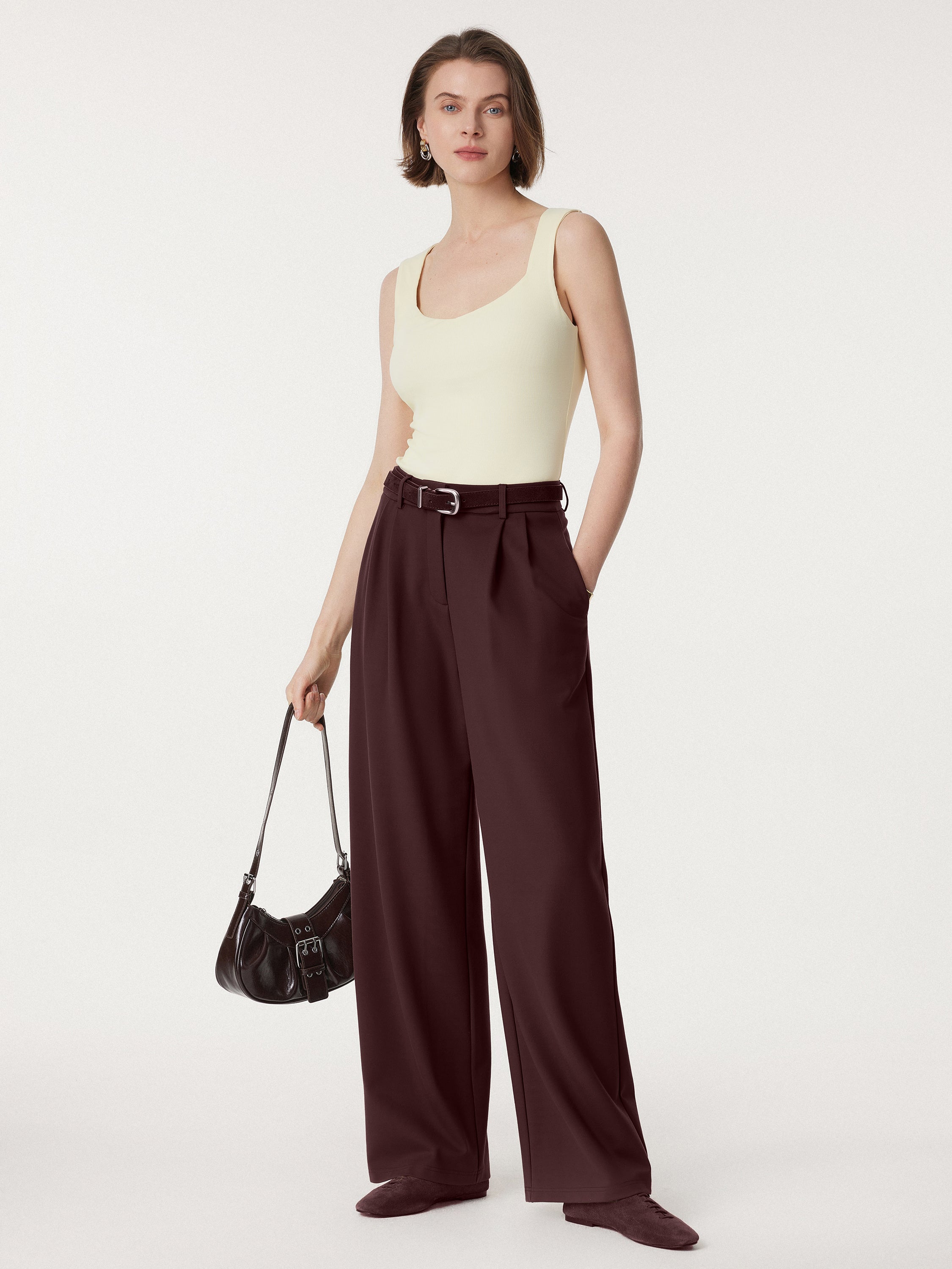 【TROVE】pino wide trousers Ogl Breezy Wide Leg Trouser with Pockets – OGLmove