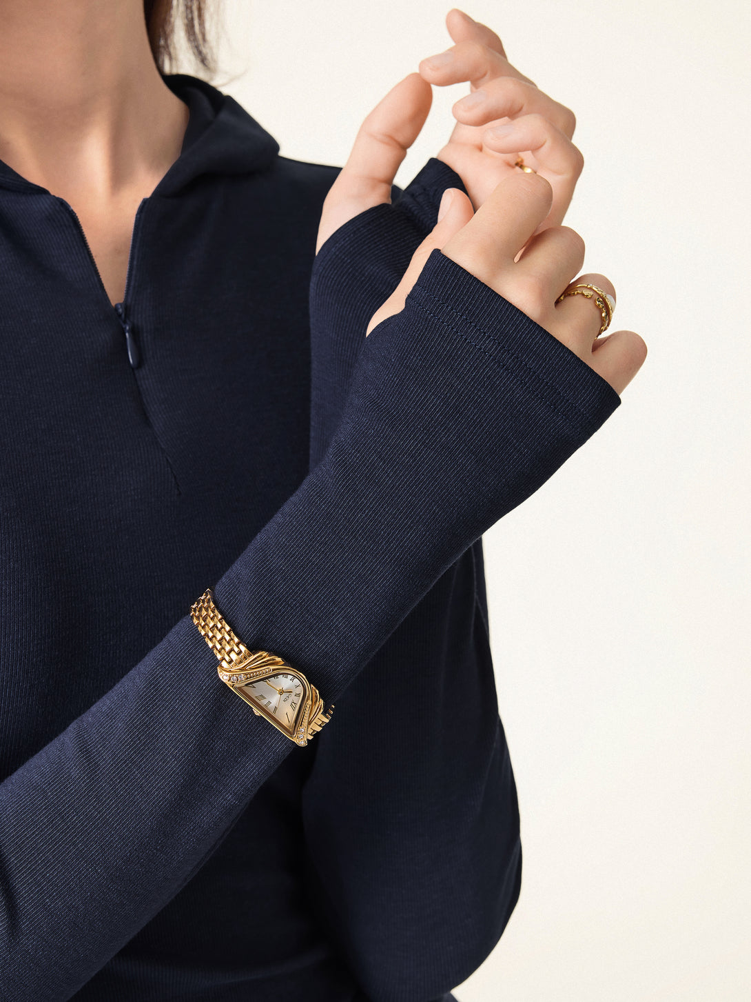 Quarter Zip Pullover Hoodie