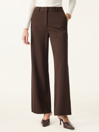 OGLmove High Rise Wide Leg Trousers with Zippered Pockets