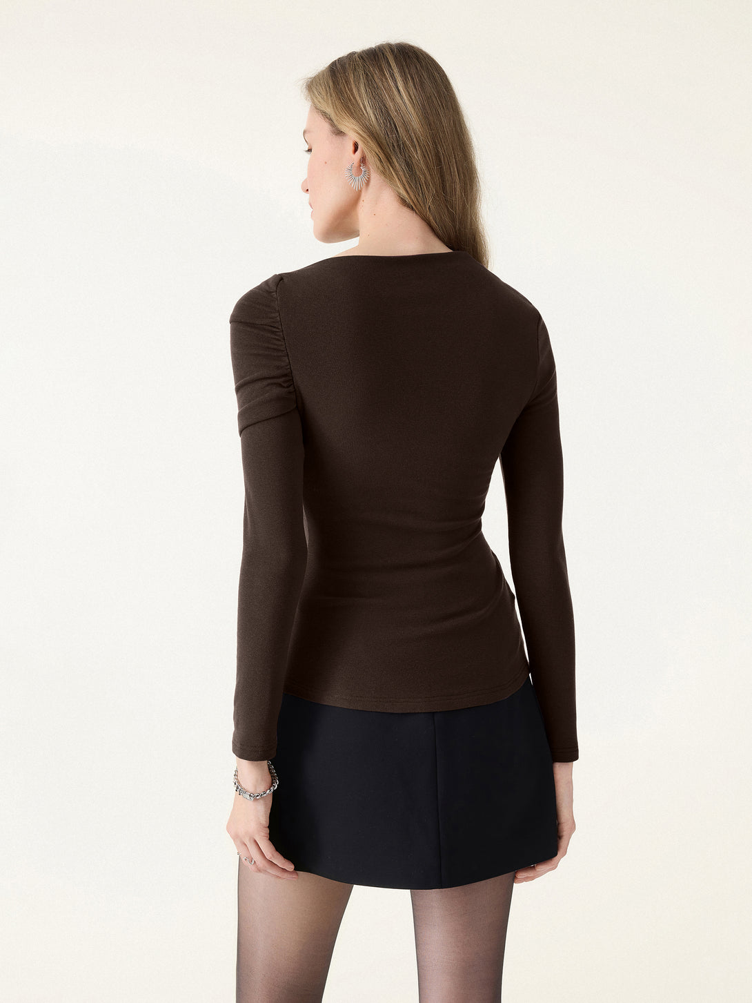 ProWarm Asymmetrical Neck Ruched Brami
