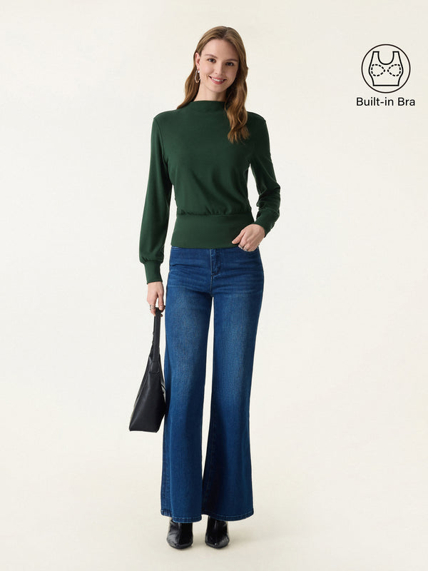 ProWarm Mockneck Bishop Sleeve Brami