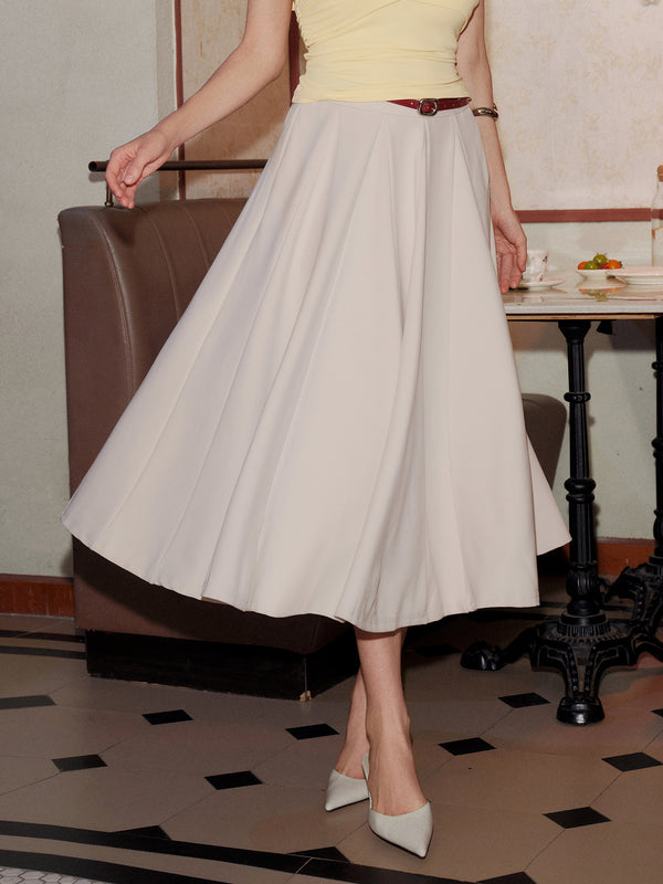 OGLmove Lyocell Blend Volume Skirt with Pockets