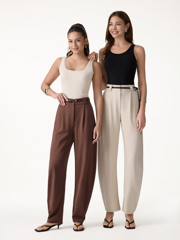 OGLmove CoolTouch Stretch Ponte High Rise Barrel Pants