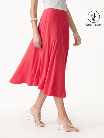 OGLmove CoolTouch Midi Circle Flare Skirt with Pockets