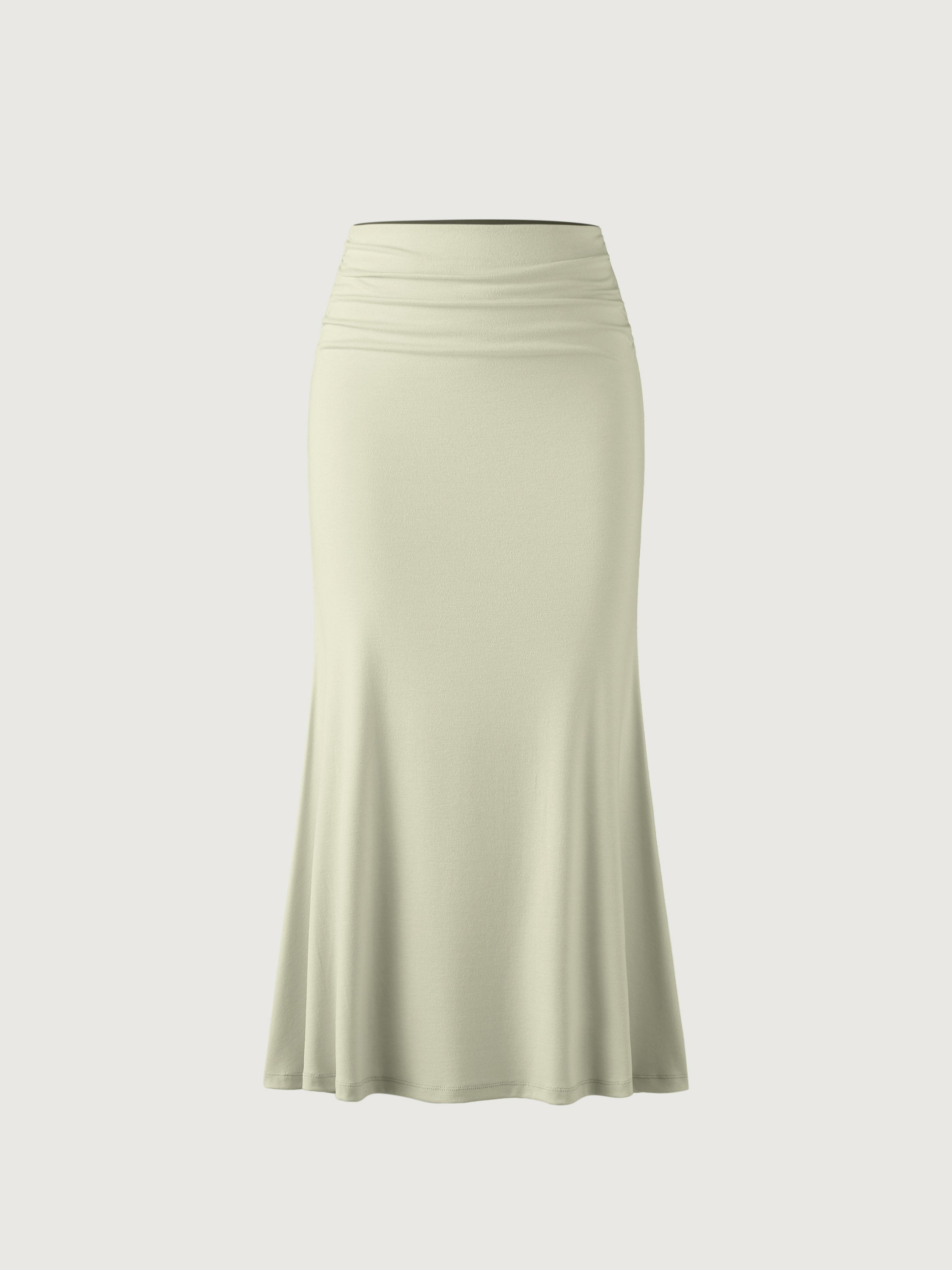 Ogl Eco-SkinKiss® Ruched Side Mermaid Maxi Skirt