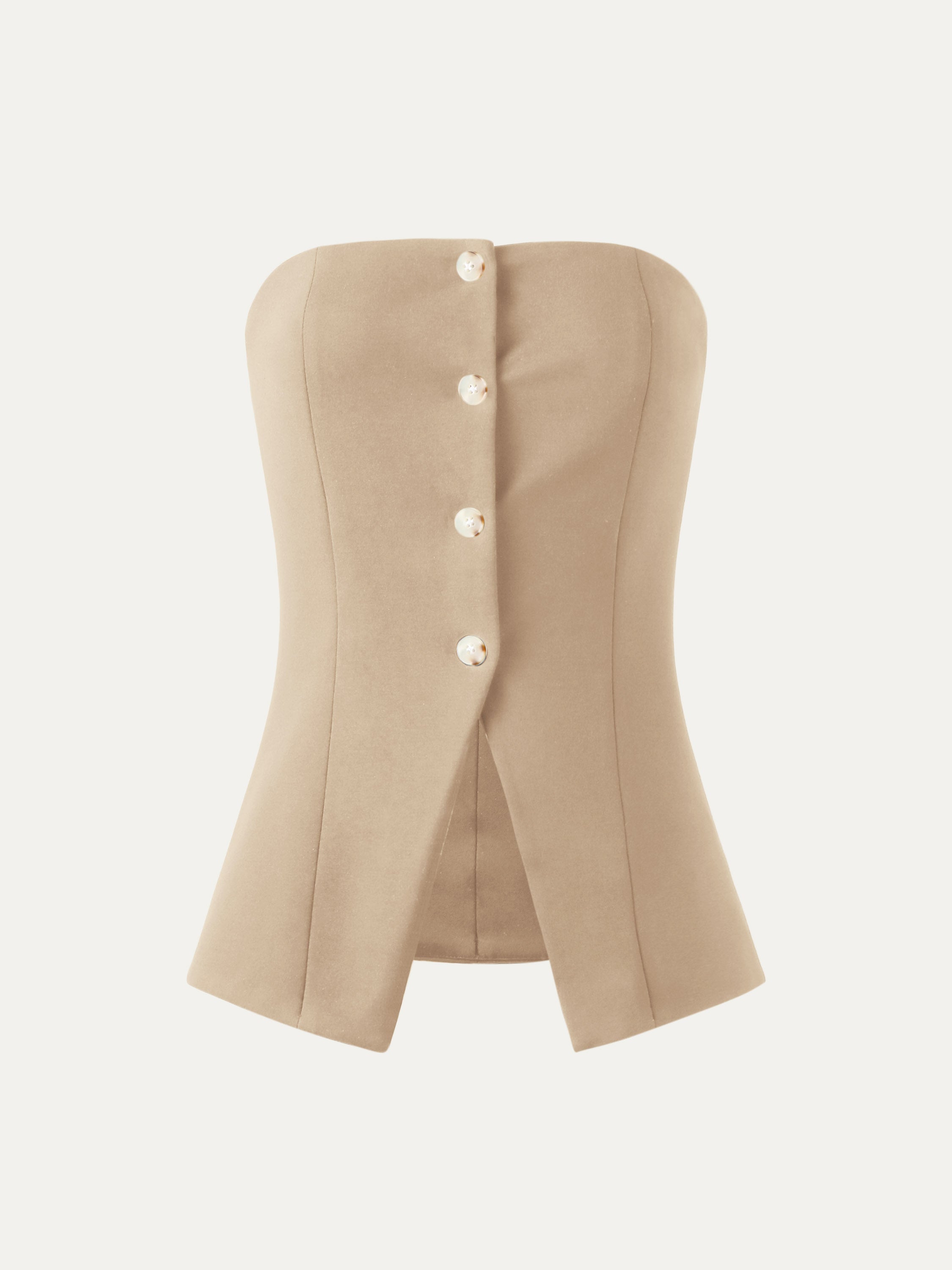 Longline Tube Waistcoat - Sage Whip