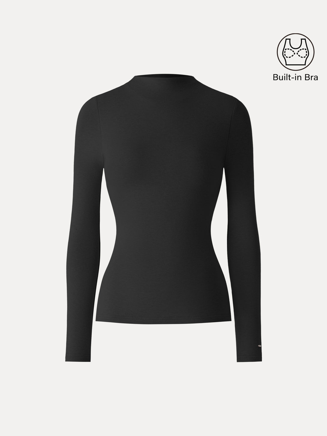 ProWarm Mockneck Long Sleeve Brami Black XS
