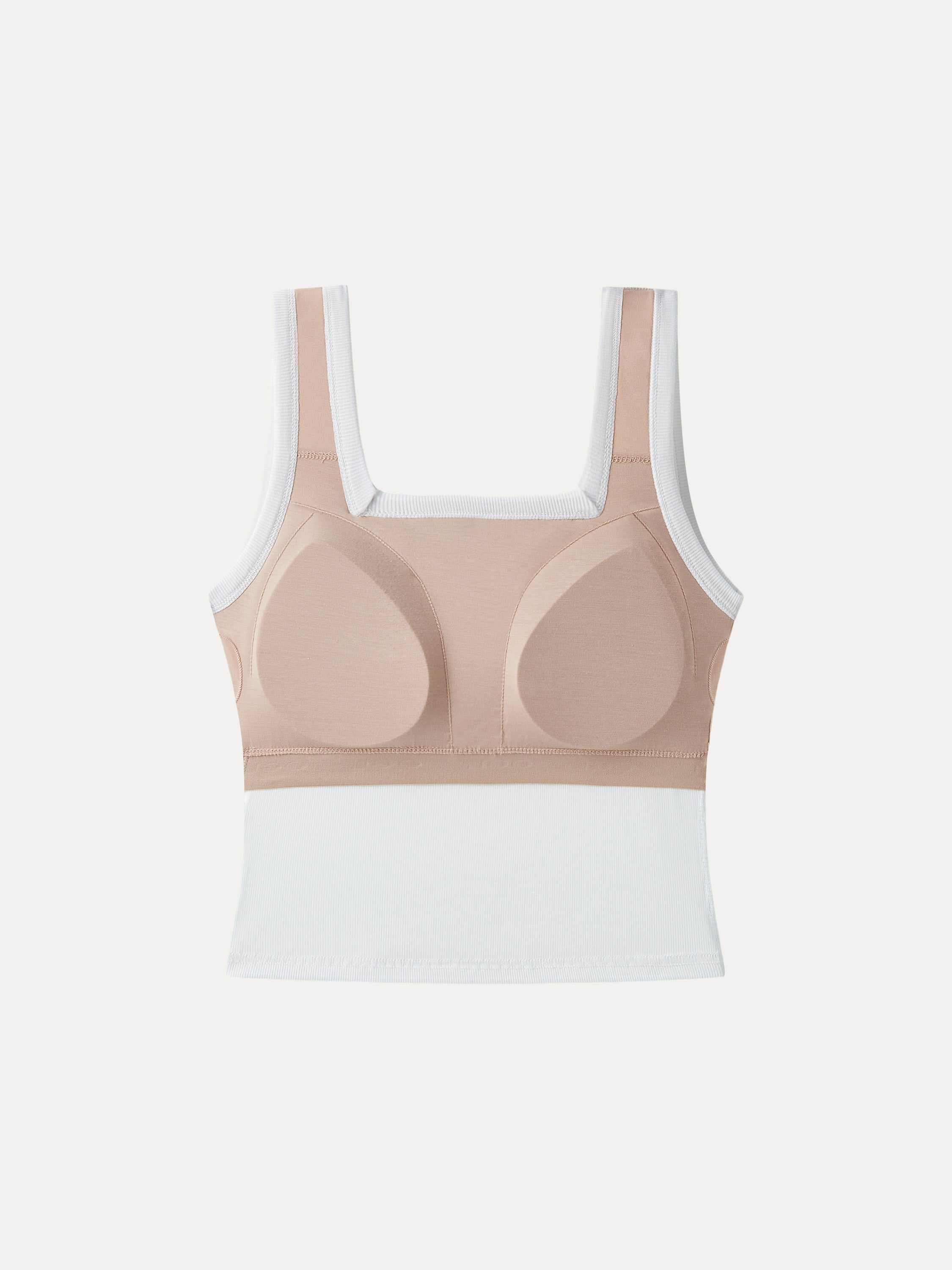 OGL Soft Stretch Ribbed Square Neck Open Back Bra Tank – OGLmove