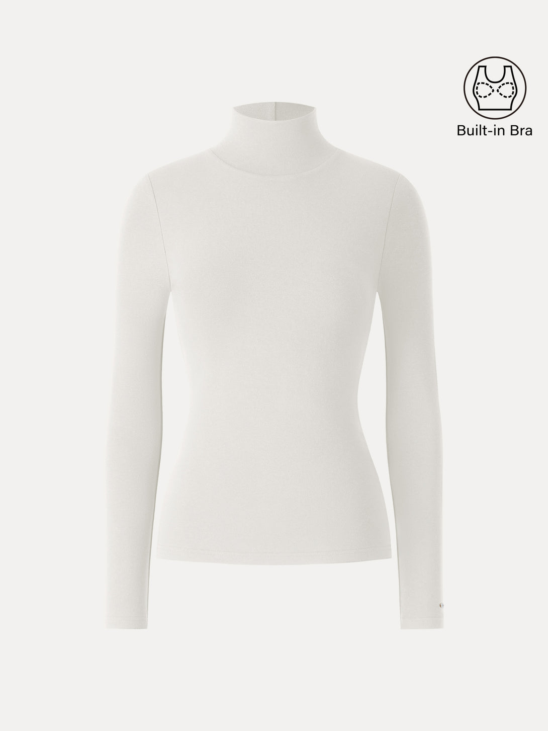 ProWarm Turtleneck Long Sleeve Brami Off White XS