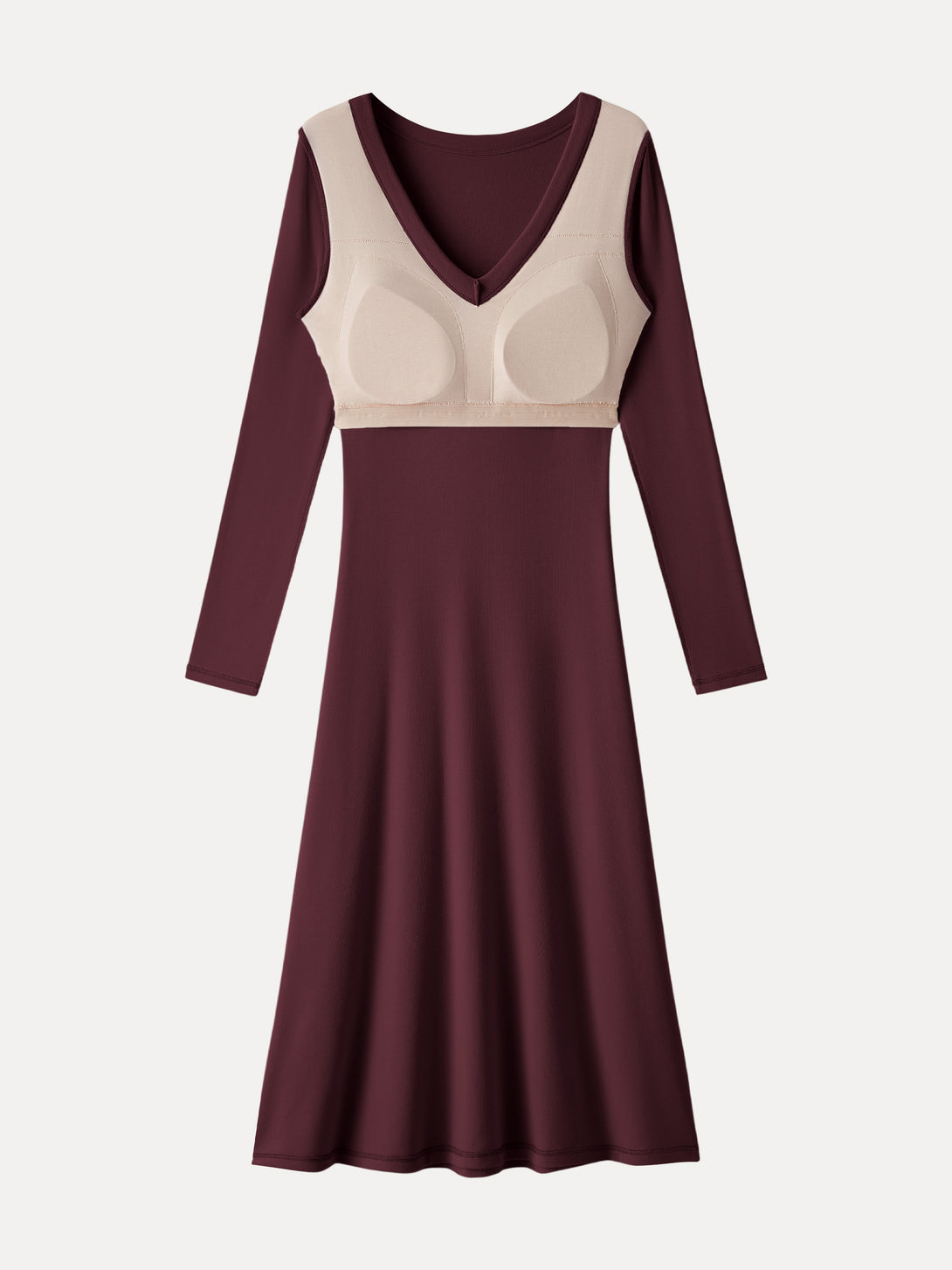 V-neck Midi Brami Dress