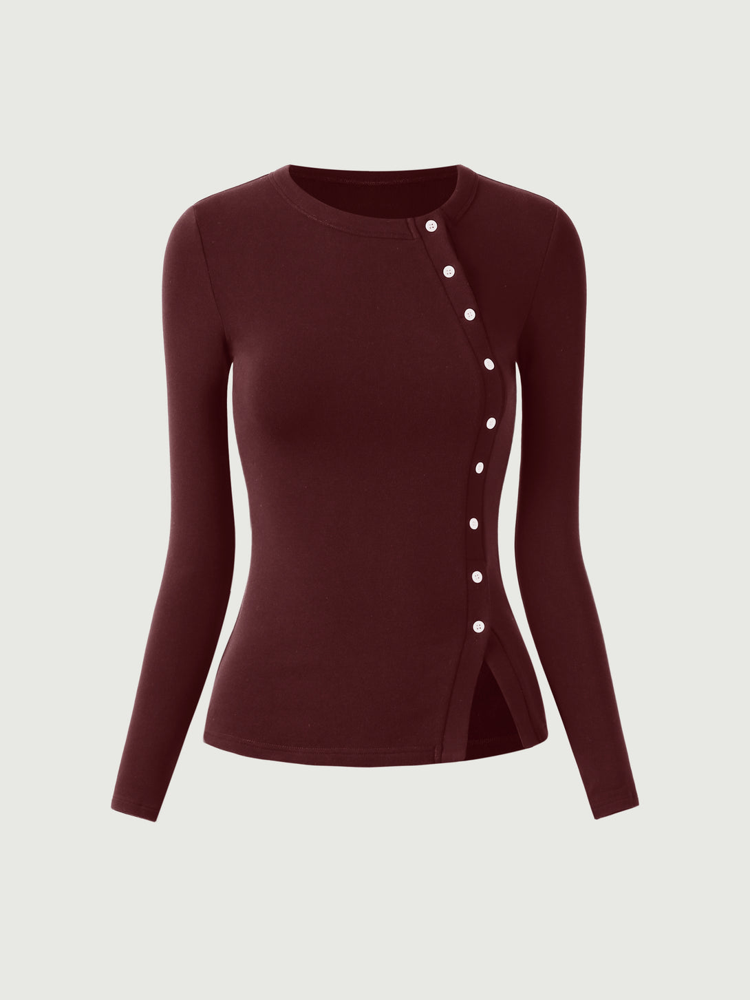 Asymmetrical Placket Top Ruby XS