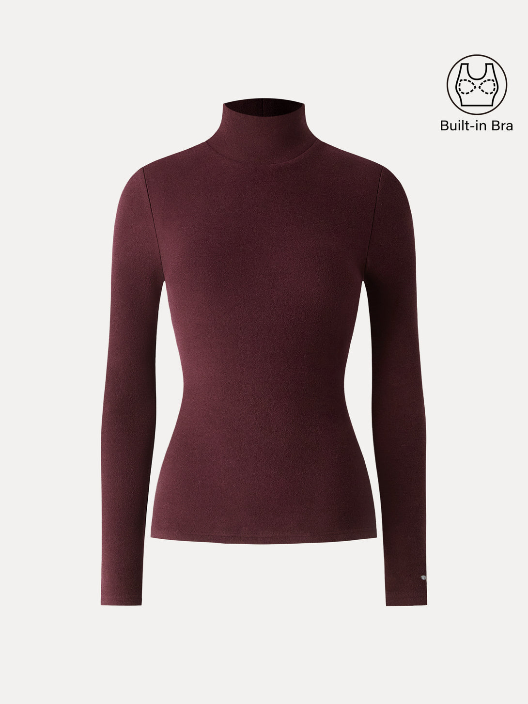 LiteWarm Turtleneck Long Sleeve Brami Ruby XS