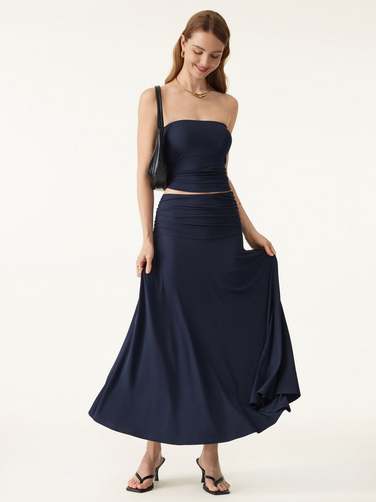 ankle length skirts and dresses Pleated Ankle Length Skirt