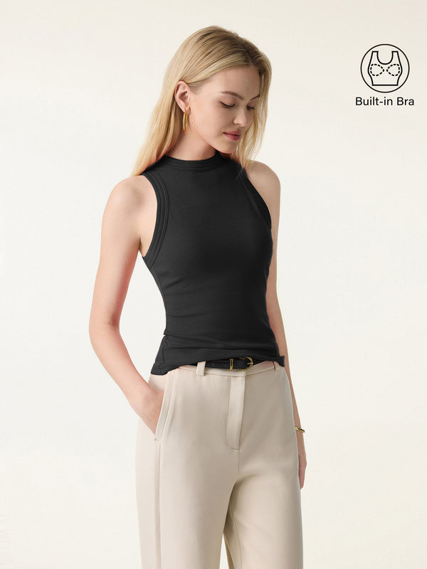 Cotton Lyocell Perkins Collar Brami Black XS