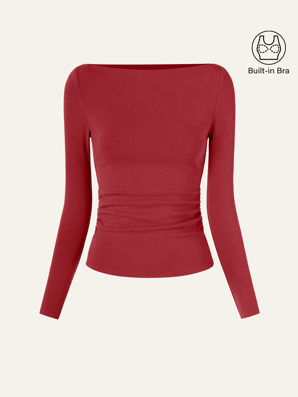 Halter Neck Side Ruched Ribbed Brami Tank