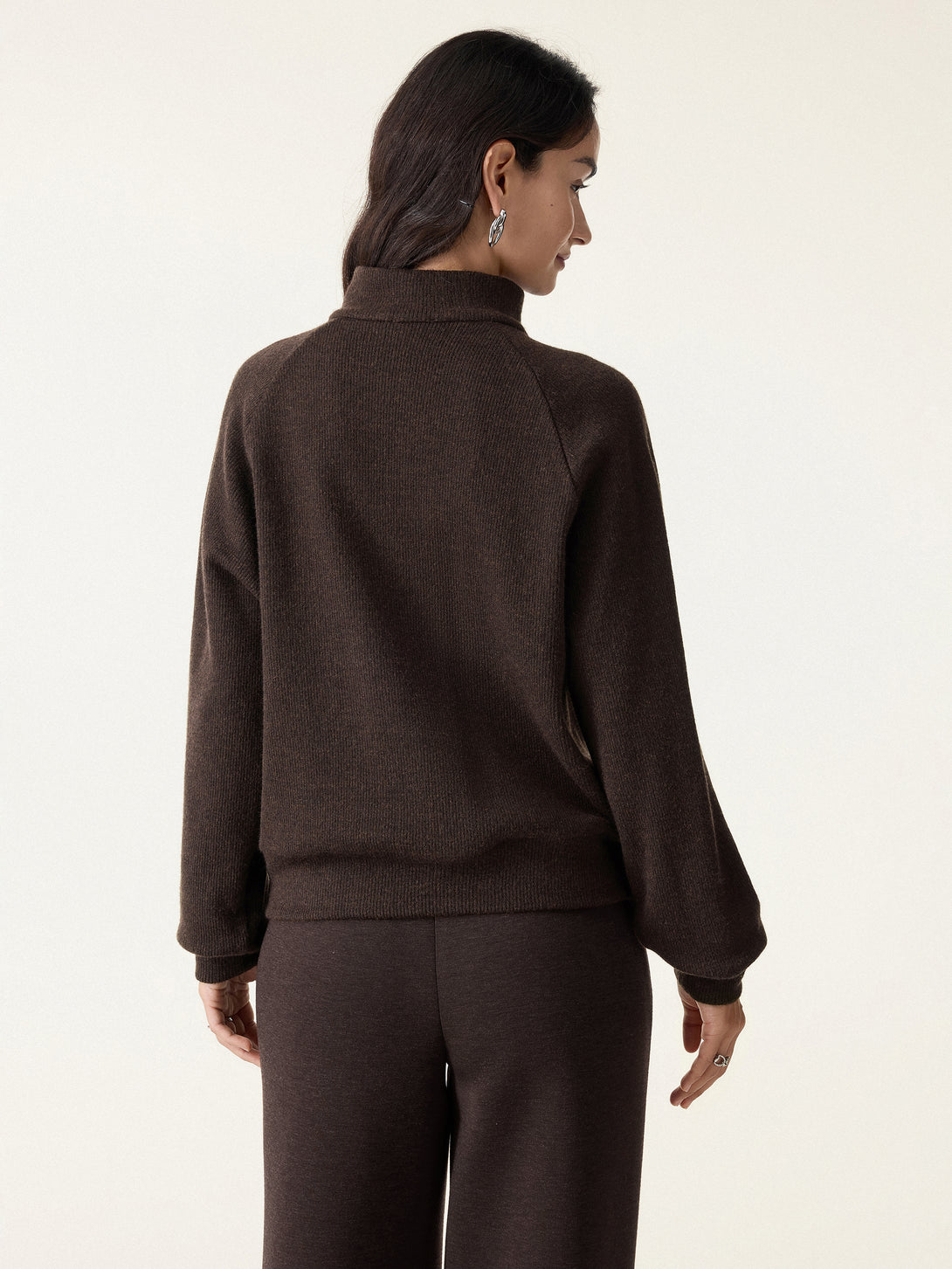 Cozy 1/4 Zip Mockneck Pullover