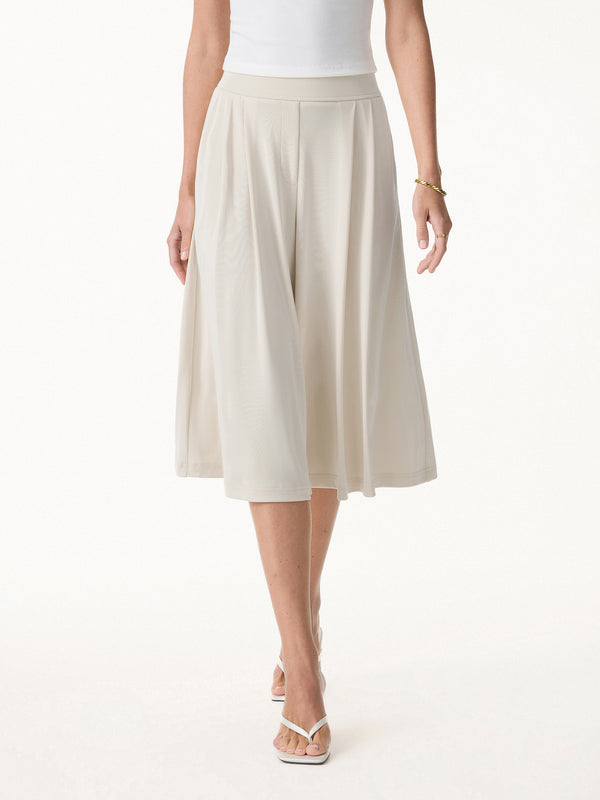 OGLmove Sandwashed Super Flowy Cropped Palazzo Leg Pant with Pockets Morning Mist XS