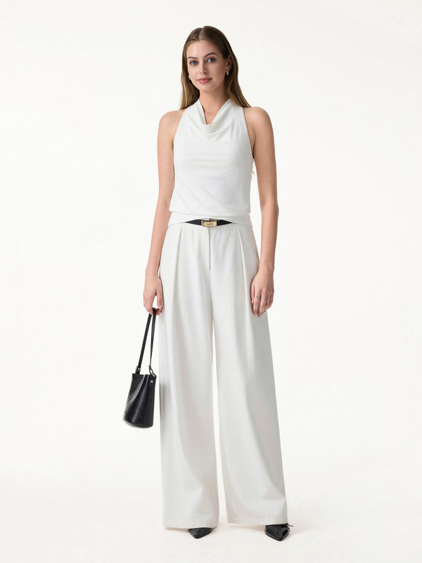 OGLmove SkinKiss Not-See-Thru Halter Cowl Neck Bra Top