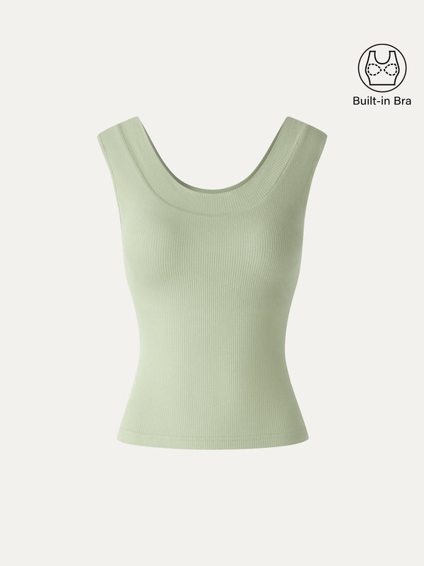 OGLmove CoolTouch U-Neck Bra Tank Liveable Green XS