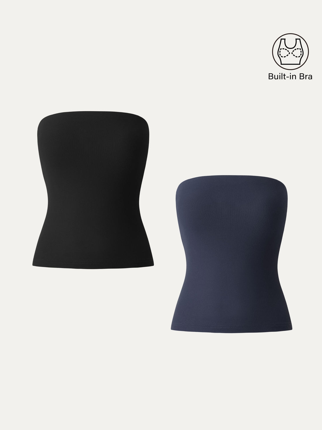 Non-slip Essential Tube Brami Top Black/Midnight Navy S