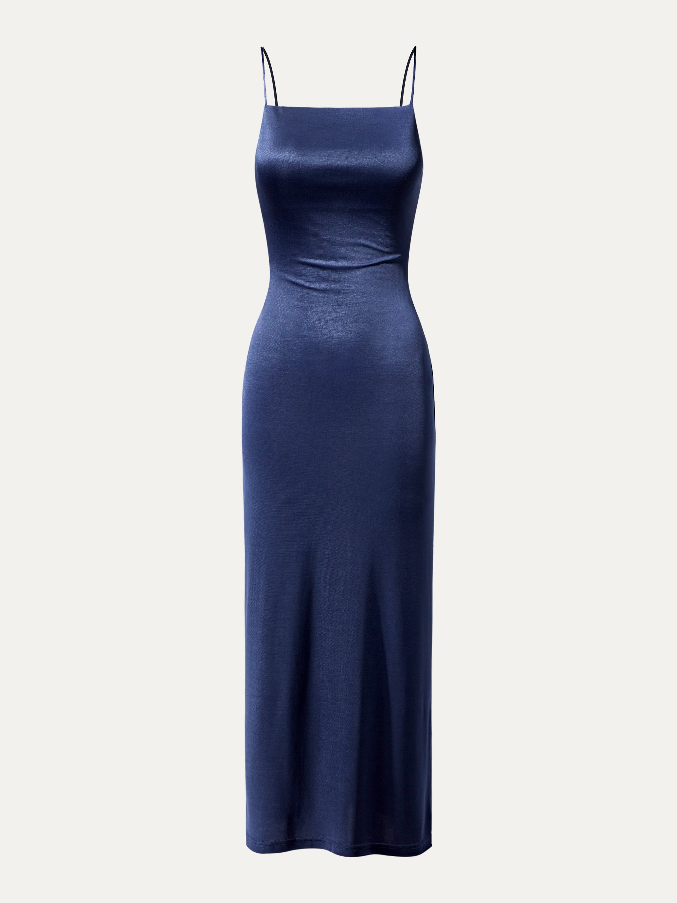 Acetate Beauty Back Brami Dress - Space Navy