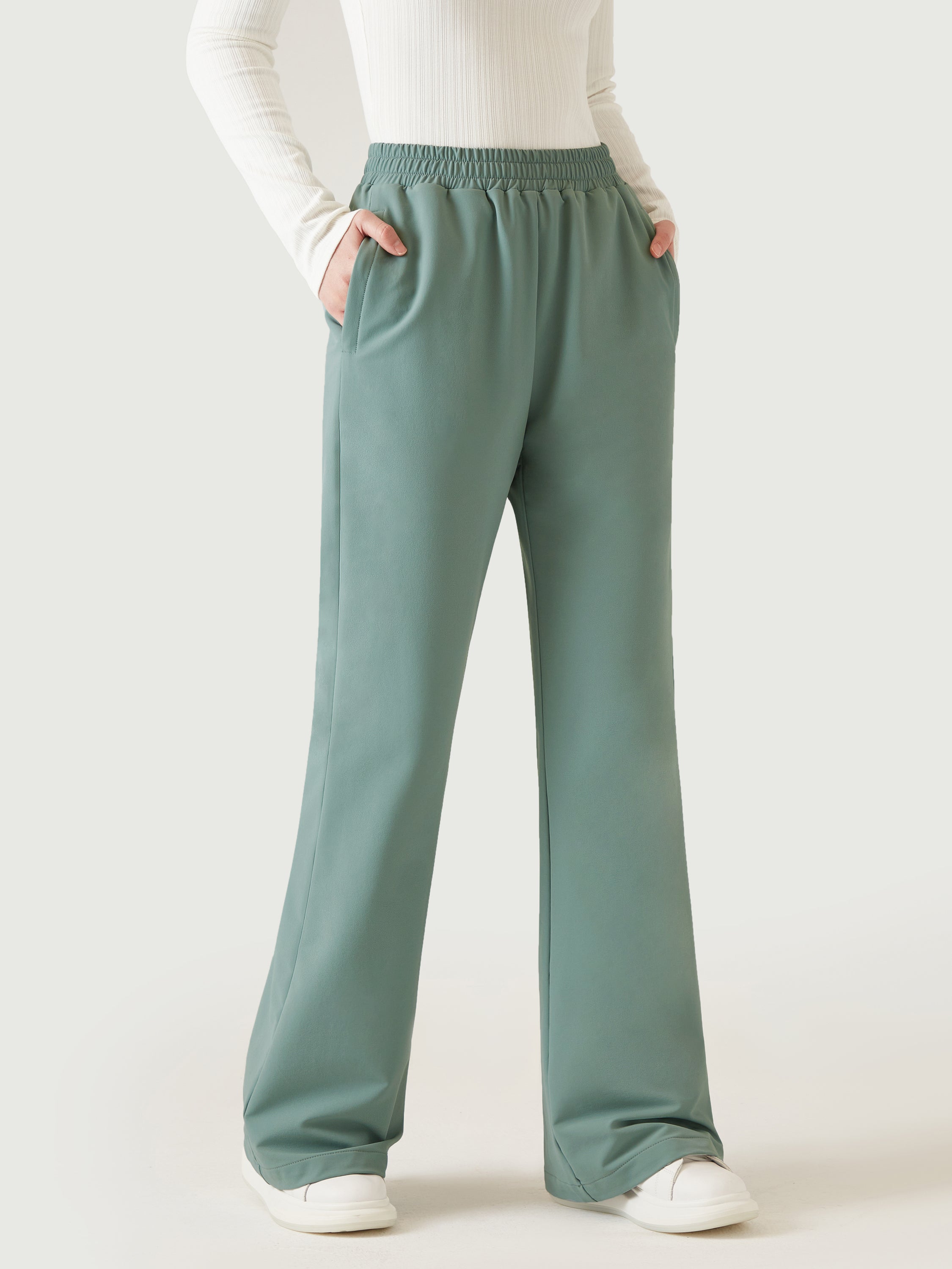 Mid-Rise Waterproof Fleece Lined Pant - Gainsboro