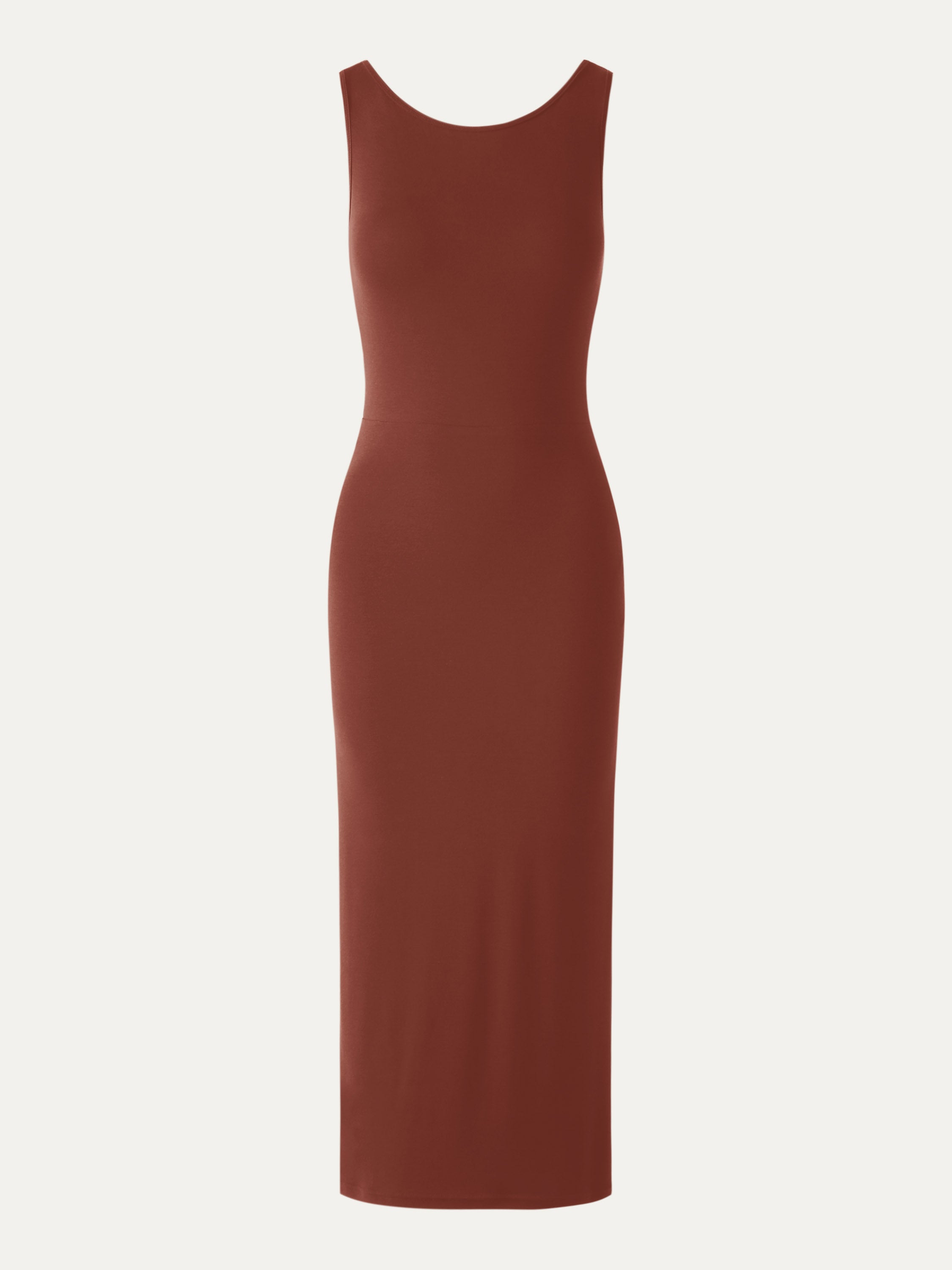 Eco-SkinKiss® Open-Back Tank Brami Dress - Georgia Clay