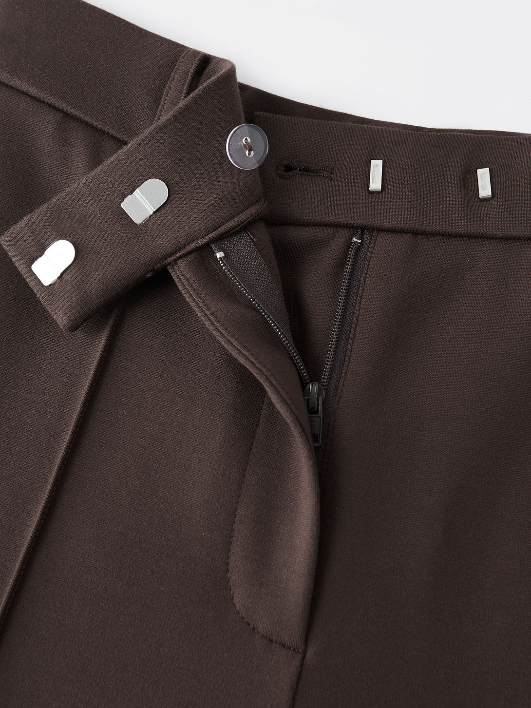 Everyday Mid Rise Wide Leg Trousers with Pockets