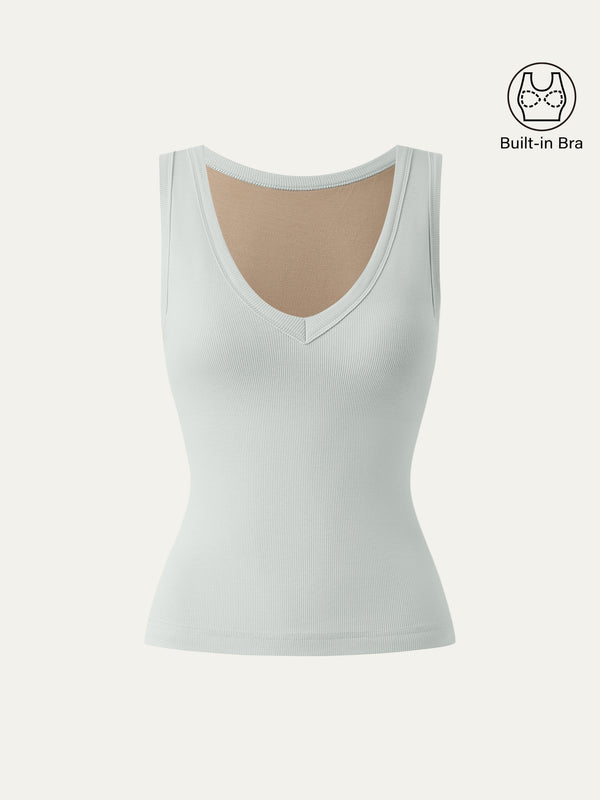 OGLmove V-neck Cotton New Airy Bra Tank