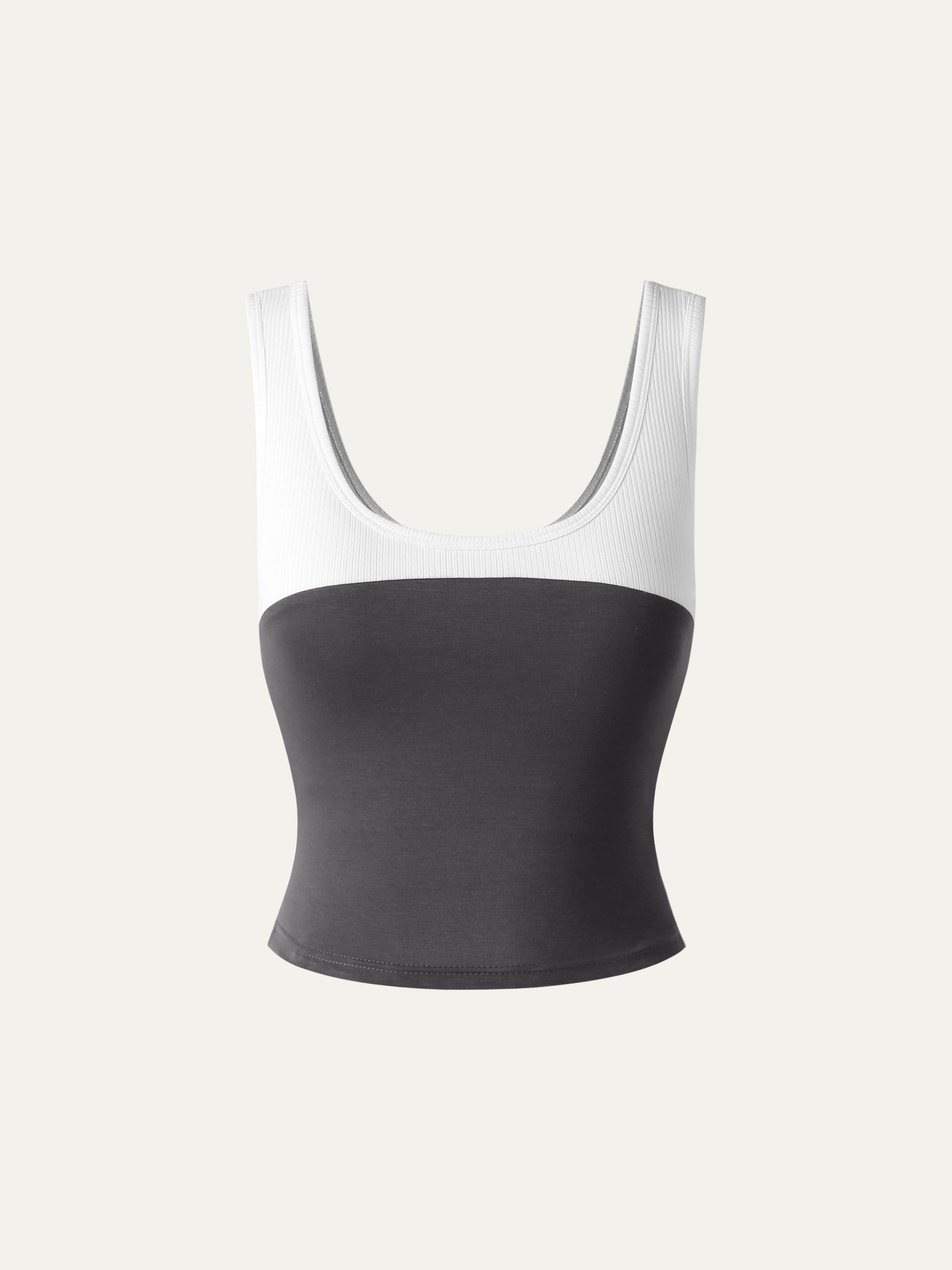 Clarissa Brami Tank - Charcoal