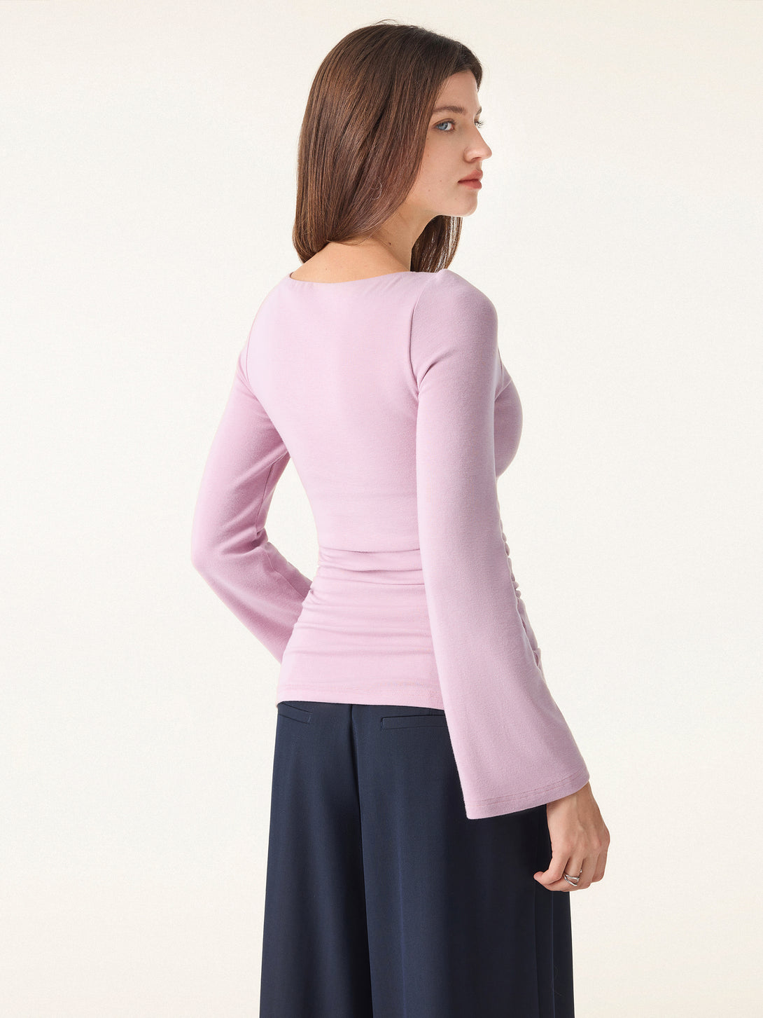 Bell Sleeves Ruched Brami