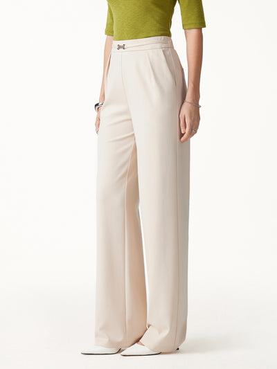 OGLmove Ponte High-Rise Wide-Leg Pants with Pockets