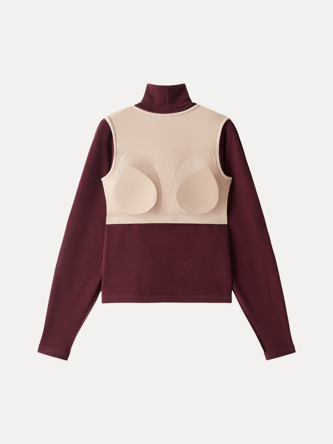 Cozy Warm Mockneck Batwing Sleeve Brami