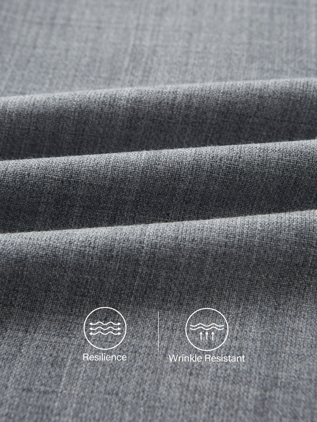 4-way Stretch Wool Mid Rise Pleated Wide Leg Trousers with Pockets