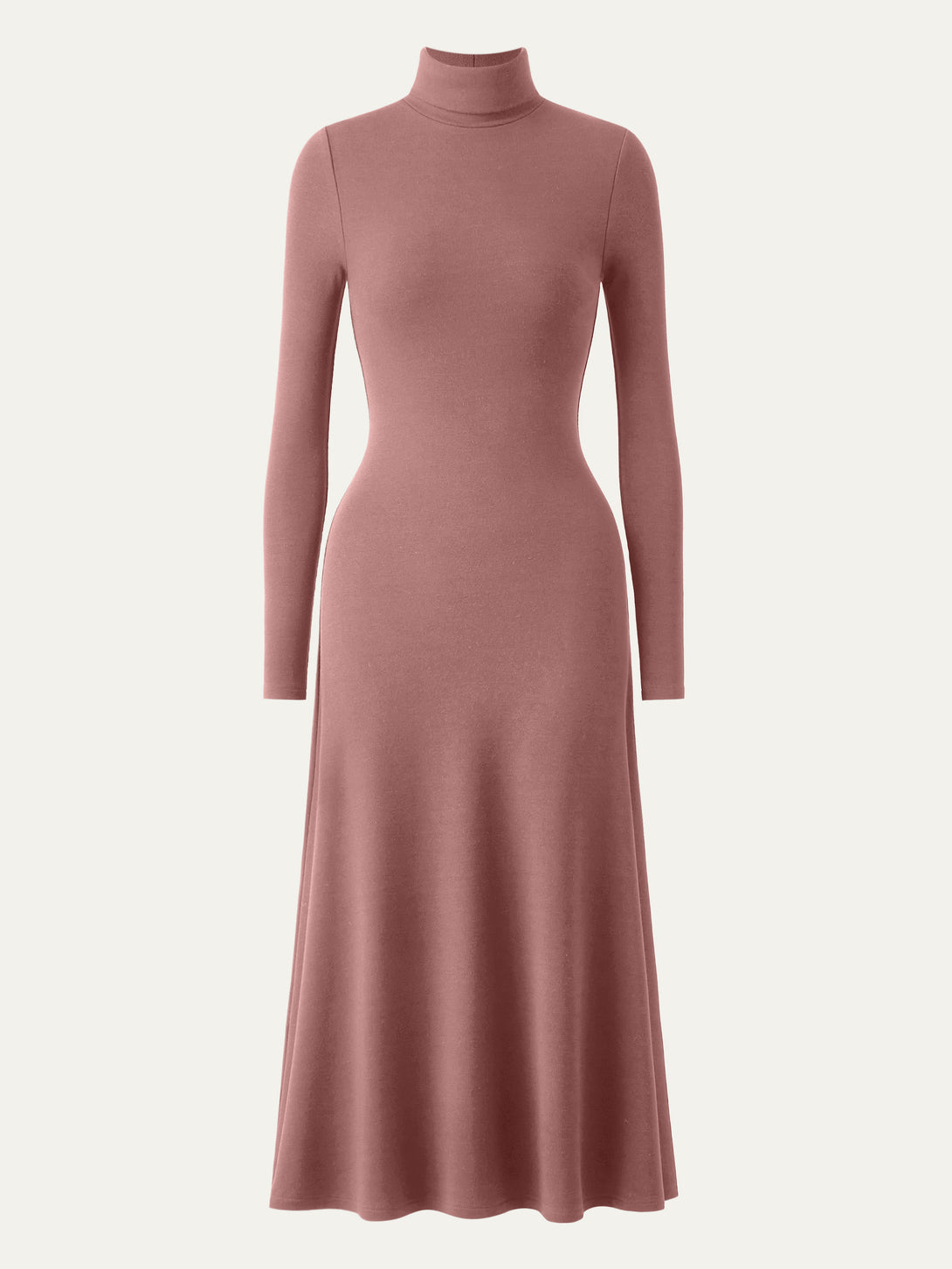 MaxWarm Turtleneck Midi Dress Sahara XS