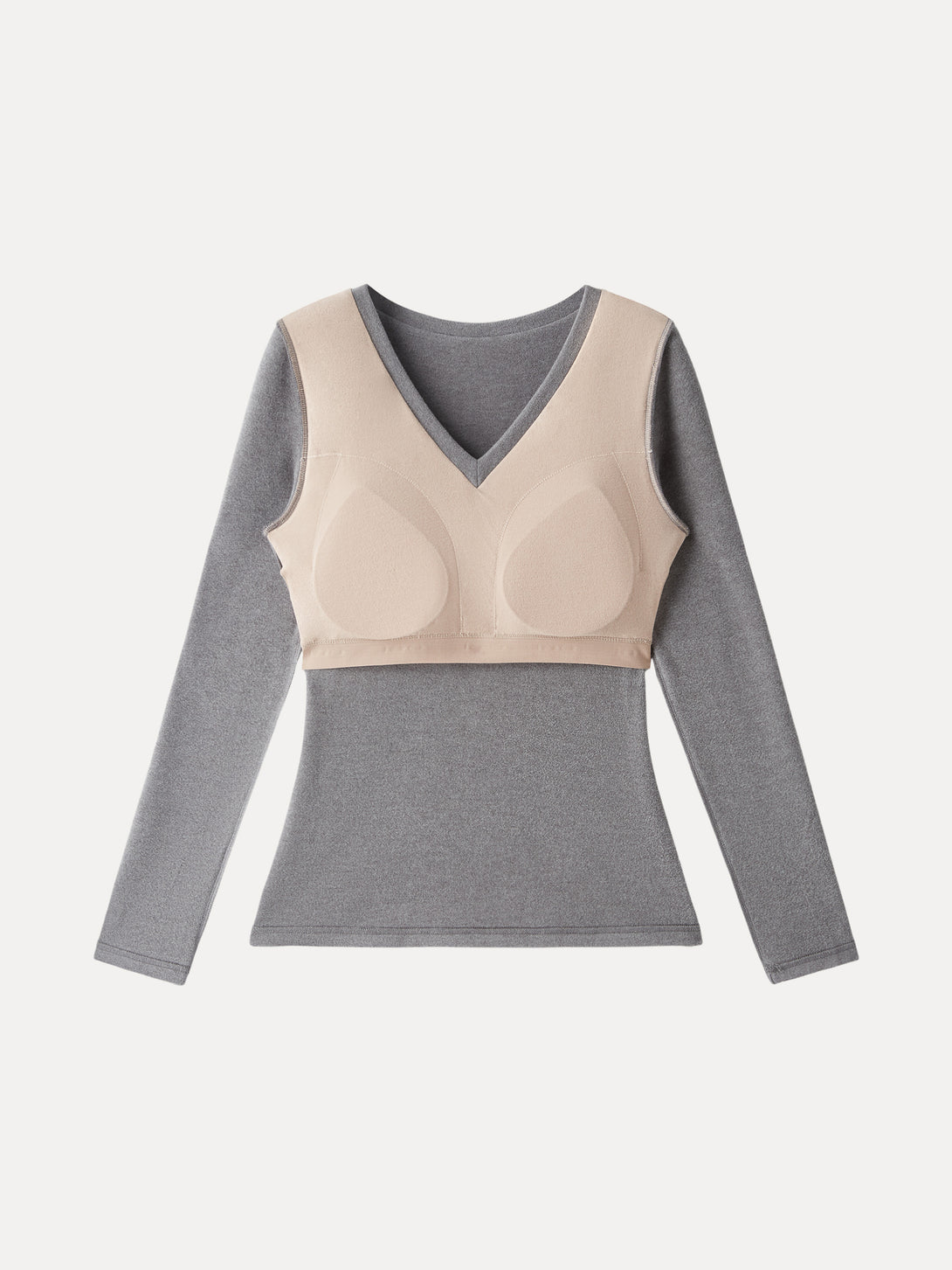 MaxWarm V-Neck Long Sleeve Brami