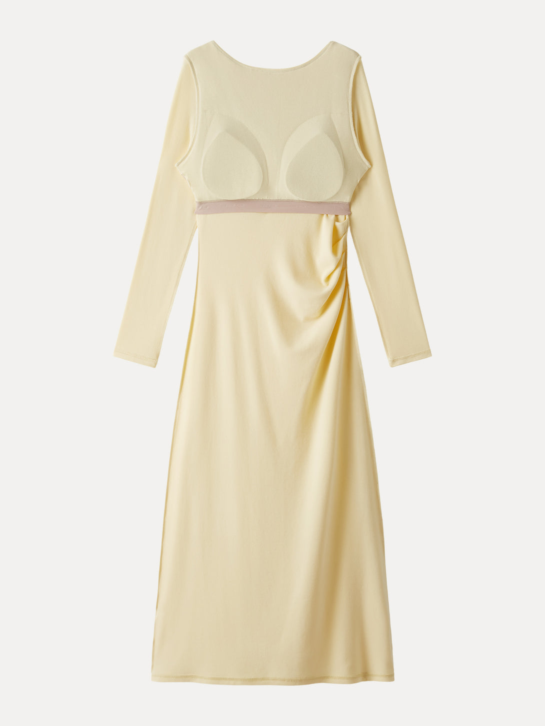 ProWarm Slimming Boatneck Tucked Midi Brami Dress