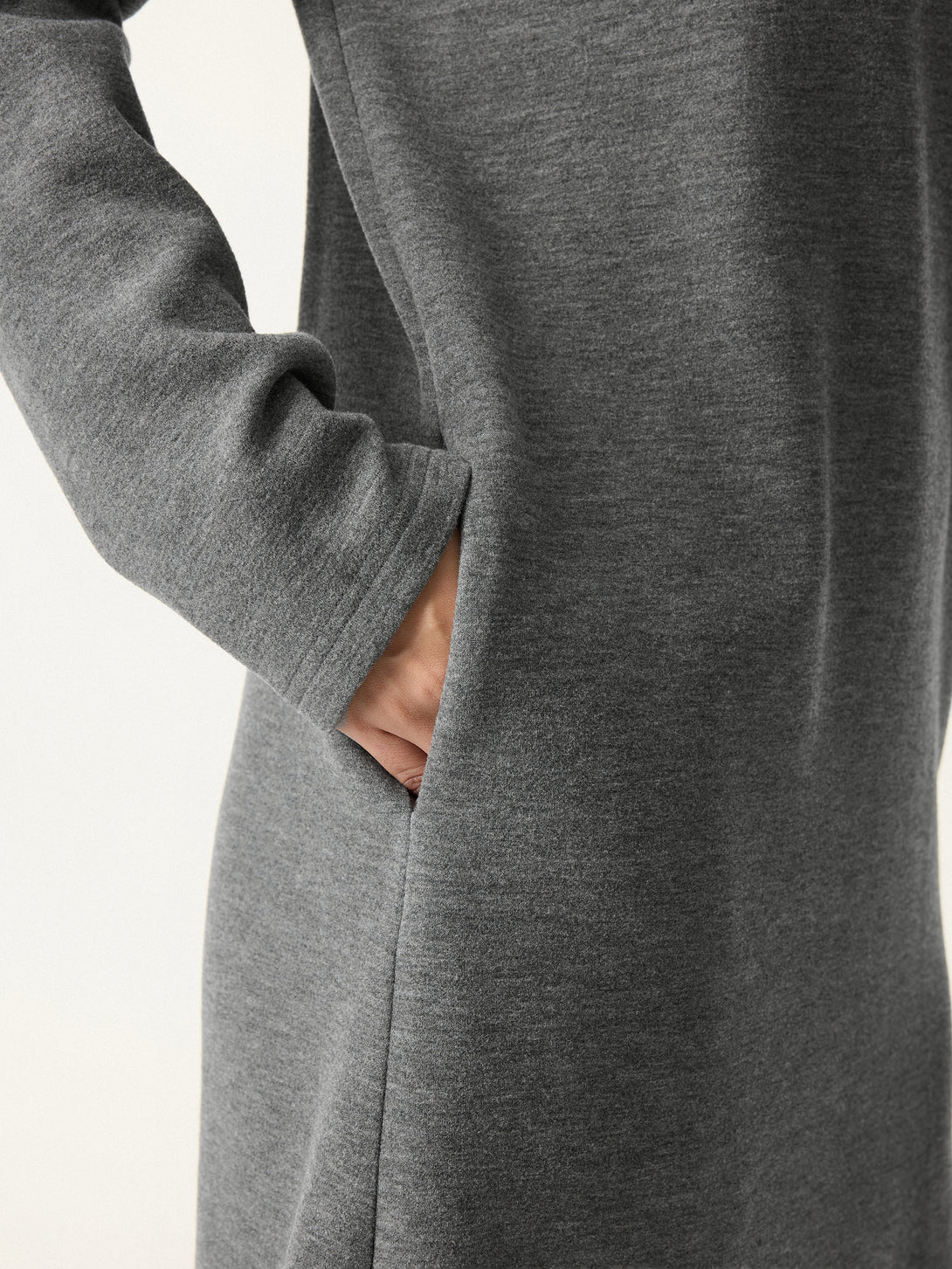 Cozy Warm Turtleneck Brushed Inside Mini Dress