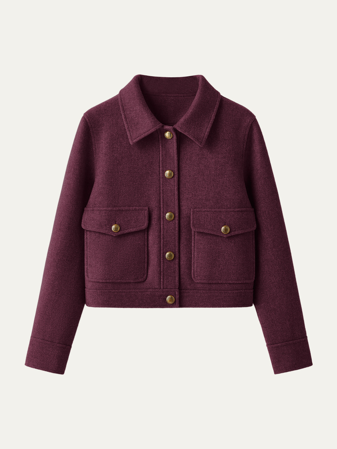 Point Collar Cargo Short Jacket